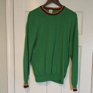 Paul Smith Green Crewneck Sweater with Classic Design